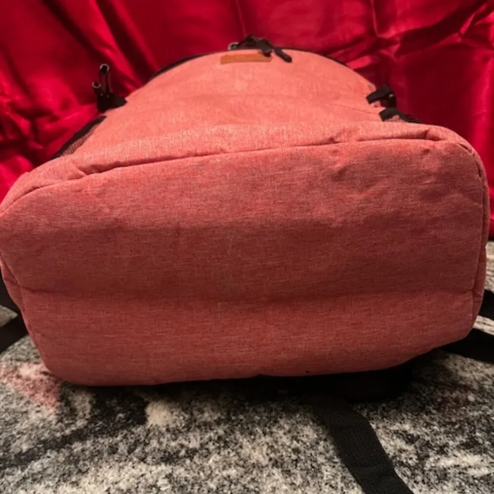 Vankor pink Camping Cooler Backpack leak-proof thermal lining for warm or‎ cold